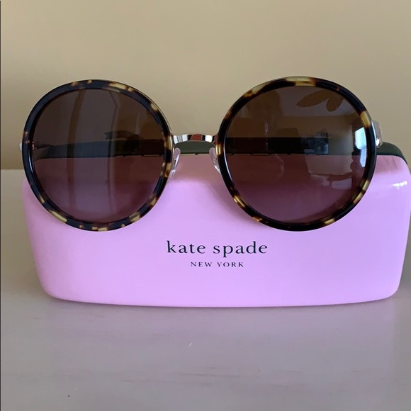 kate spade Accessories - NIB Kate Spade Havana Gold Sunglasses